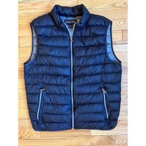 Michael Kors Black Down Puffer Vest Lightweight Quilted Women's Size M